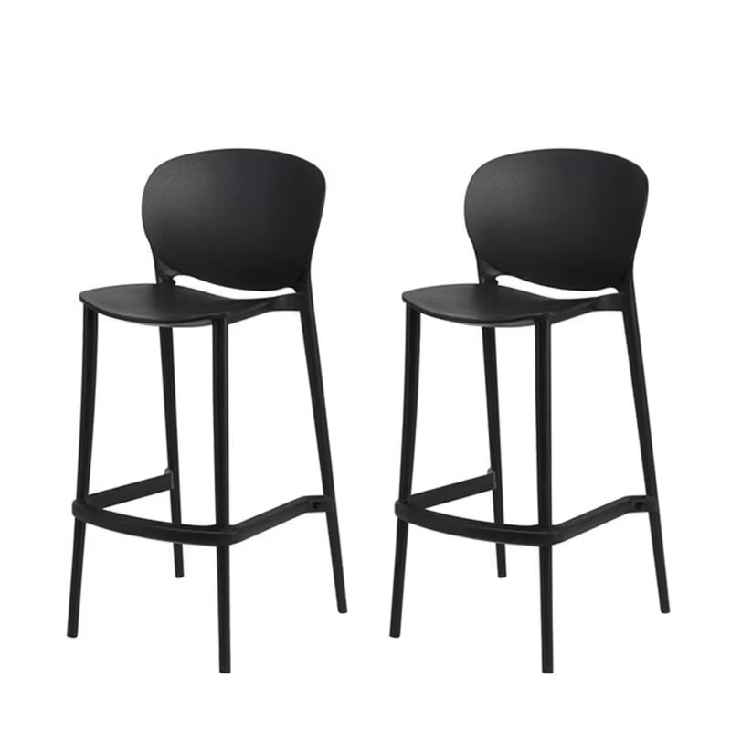 Kitchen Queen - 2Pcs มินิบาร์เก้าอี้รับประทานอาหารรุ่น1/6ตุ๊กตาครัว Aksesori Perabot OB11 BJD