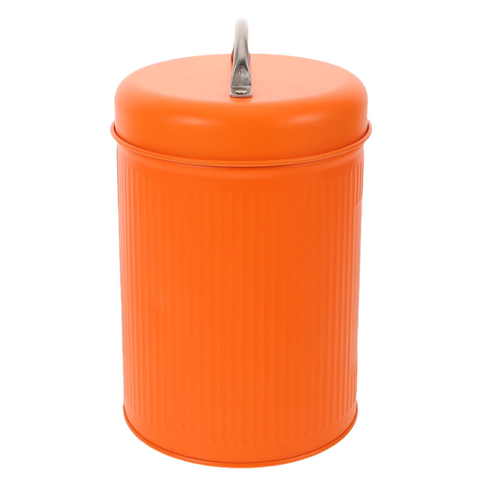 Kitchen Baking Canisters - ฝาปิดกระปุกคุกกี้แบบสุญญากาศ กล่องเก็บขนมแบบวินเทจ ทำจากดีบุก มีหูหิ้ว พกพาสะดวก ใช้จัดระเบียบครัว