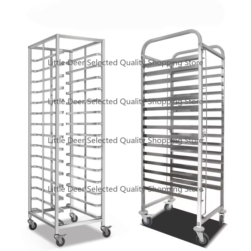 Kitchen Baking Trolley - รถเข็นสแตนเลสสำหรับอบขนม 6 10 15 16 ชั้น