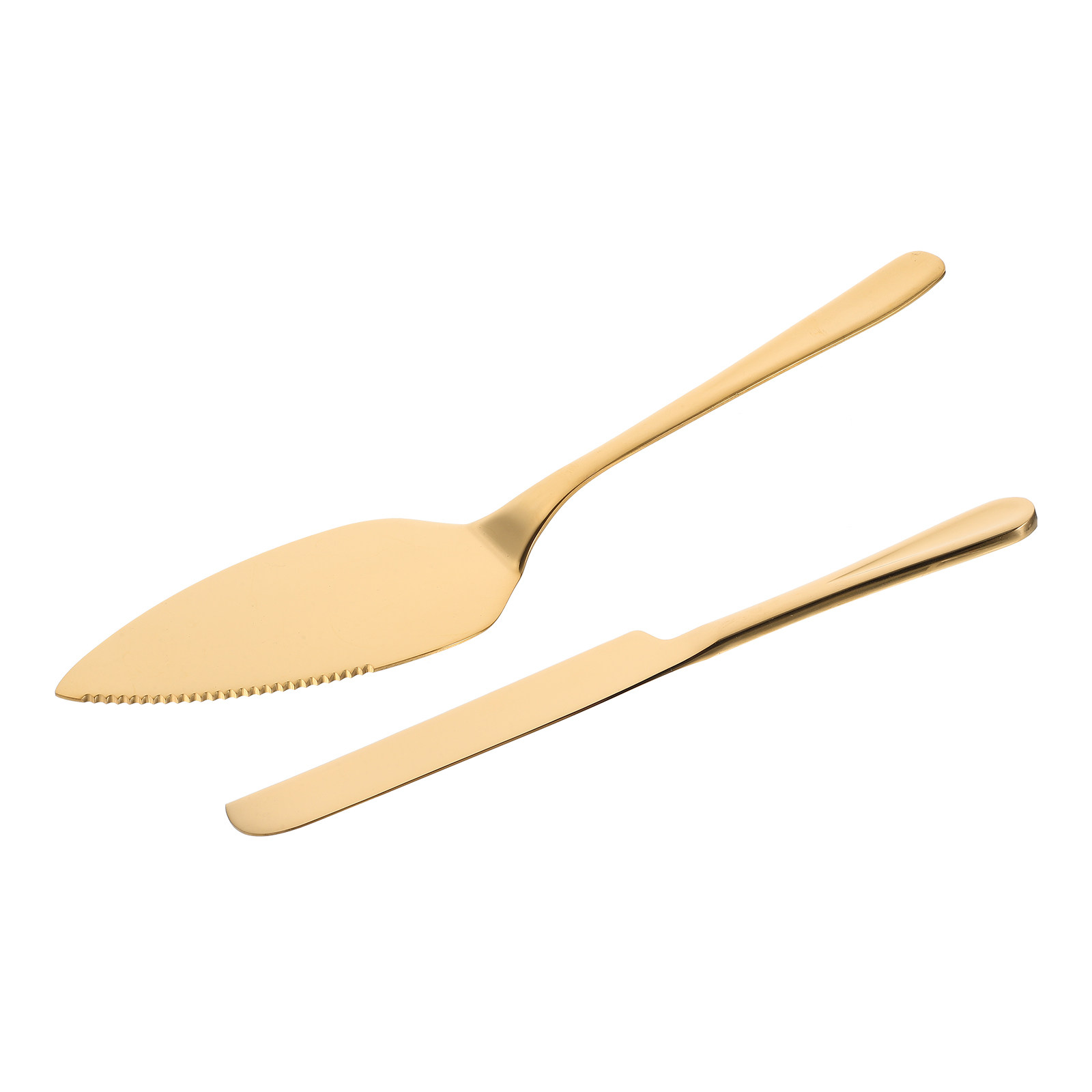 Kitchen Baking Supplies - 1 ชุด ชุดอุปกรณ์ตัดเค้กสแตนเลสแบบเรียบง่าย สำหรับงานแต่งงาน อุปกรณ์ตัดเค้ก อุปกรณ์ทำขนมในครัว