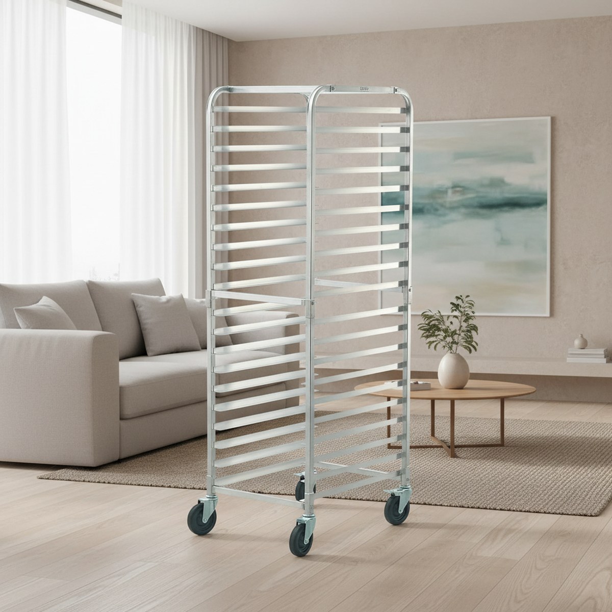 ชั้นวางเบเกอรี่เชิงพาณิชย์ 20  - Kitchen Baking Trolley บทวิจารณ์และราคา