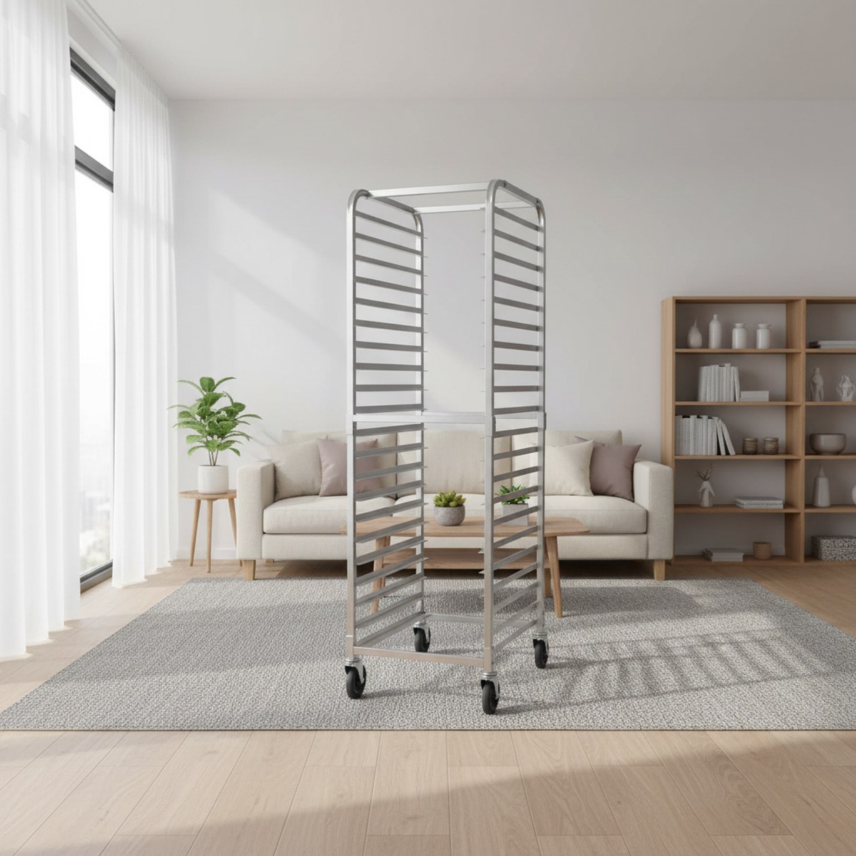 ชั้นวางเบเกอรี่เชิงพาณิชย์ 20  - Kitchen Baking Trolley บทวิจารณ์และราคา
