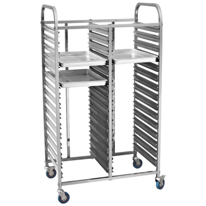 รถเข็นถาดอบอาหารสแตนเลส 201 30 - Kitchen Baking Trolley บทวิจารณ์และราคา