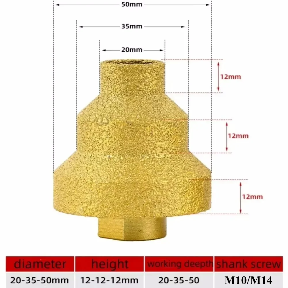 20-50mm Brazing ขั้นตอนเจาะเพช - Rolling Pin Marble บทวิจารณ์และราคา