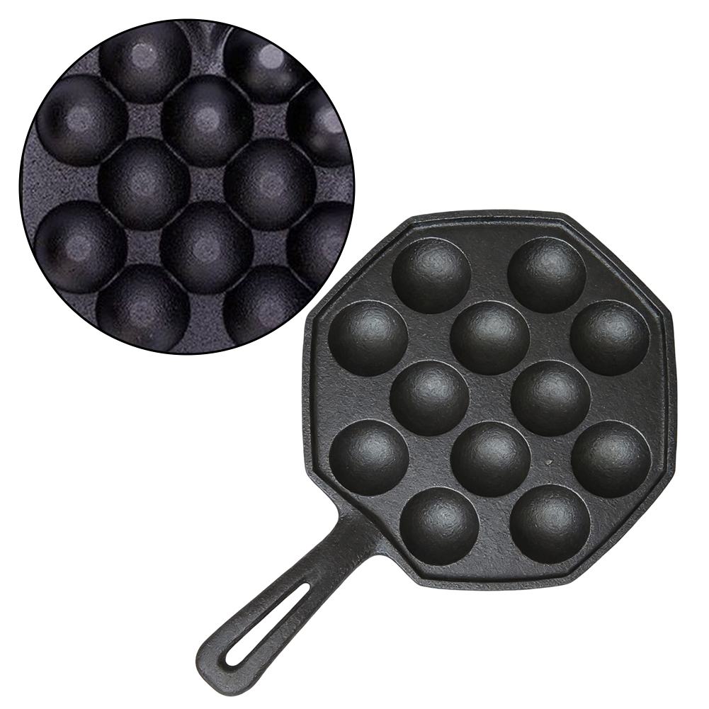 เครื่องทำทาโกะยากิเหล็กหล่อ 12 - Baking Kitchen At Home บทวิจารณ์และราคา