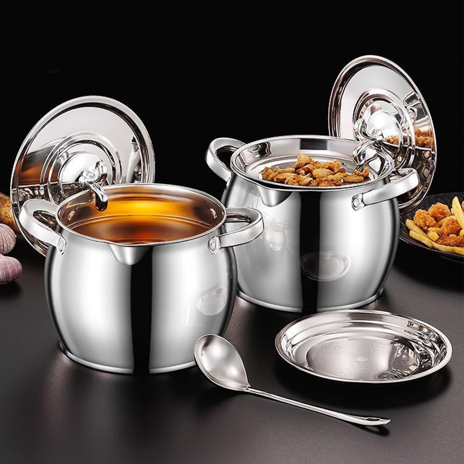 ภาชนะใส่จาระบี สแตนเลส กระป๋อง - Kitchen Baking Canisters บทวิจารณ์และราคา