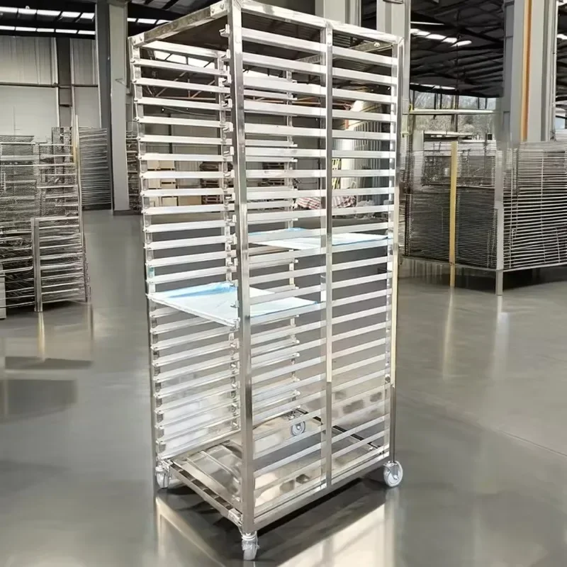 รถเข็นถาดอบขนมปังสแตนเลส 15 ชั - Kitchen Baking Trolley บทวิจารณ์และราคา