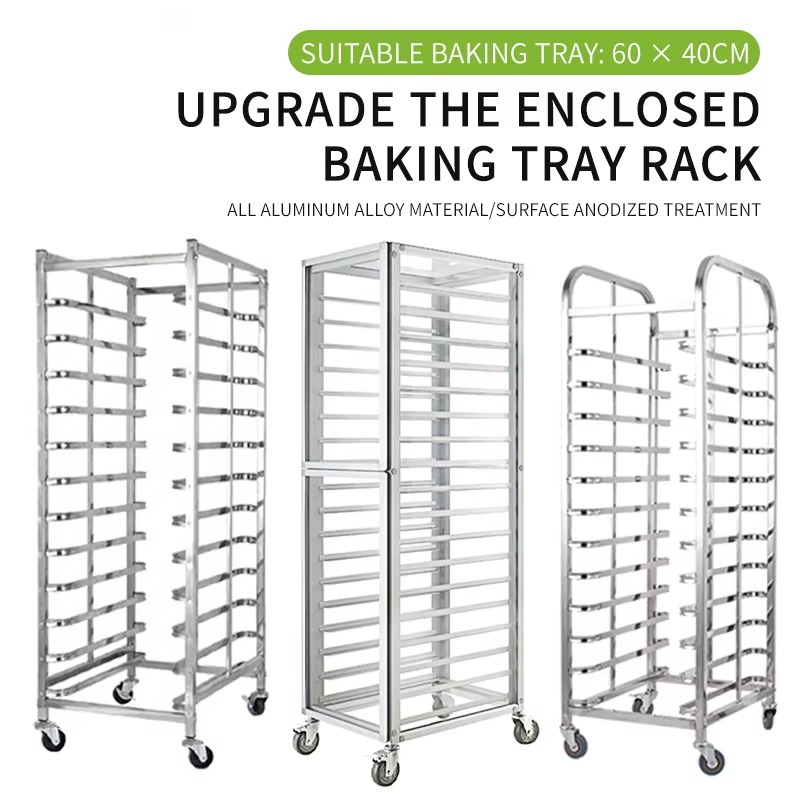 รถเข็นถาดอบขนมอลูมิเนียมแบบหลา - Kitchen Baking Trolley บทวิจารณ์และราคา
