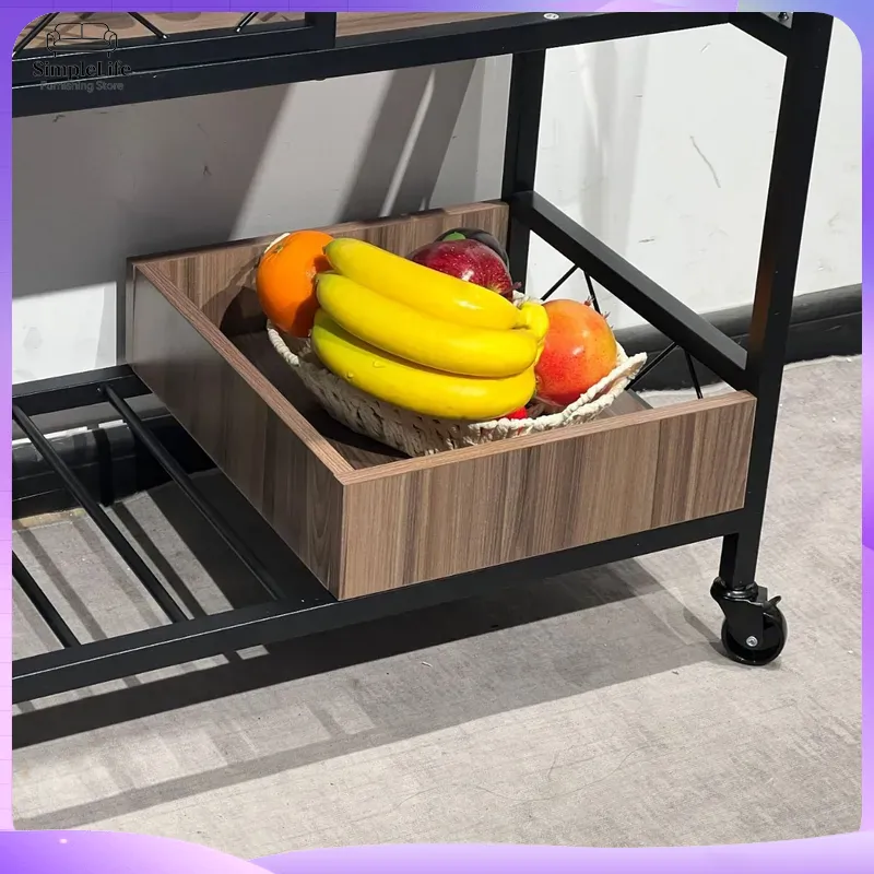 รถเข็นครัวอเนกประสงค์พร้อมชั้น - Kitchen Baking Trolley บทวิจารณ์และราคา