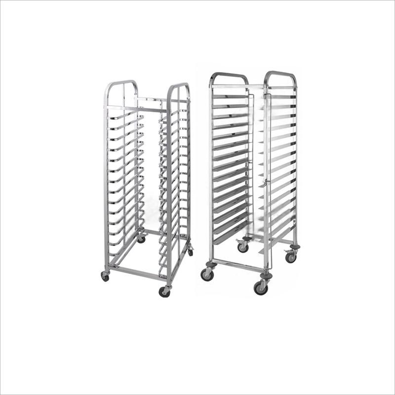 รถเข็นสแตนเลส 15 ชั้น แบบสองแถ - Kitchen Baking Trolley บทวิจารณ์และราคา