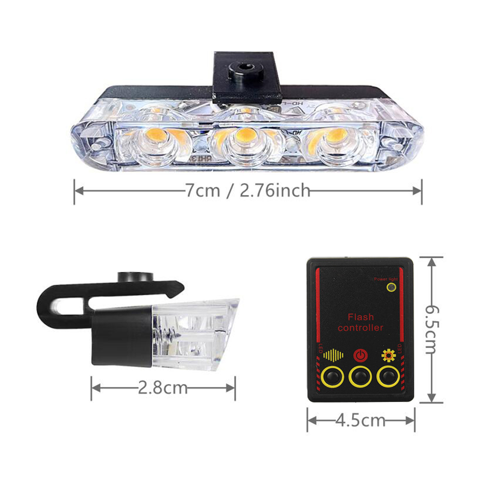 ไฟสโตรบติดกระจังหน้ารถยนต์ 12V - Mini Kitchen Baking บทวิจารณ์และราคา