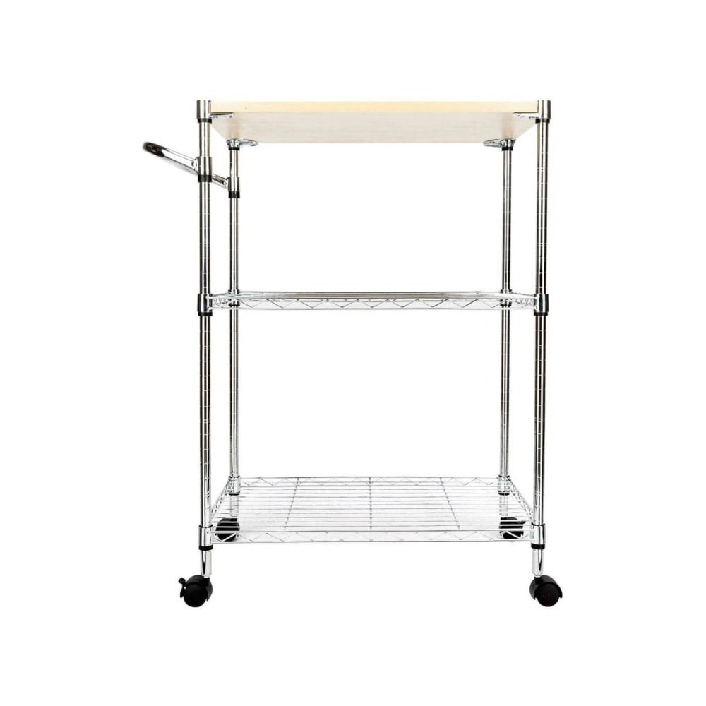รถเข็นครัวแบบ 3 ชั้นพร้อมโครงเ - Kitchen Baking Trolley บทวิจารณ์และราคา