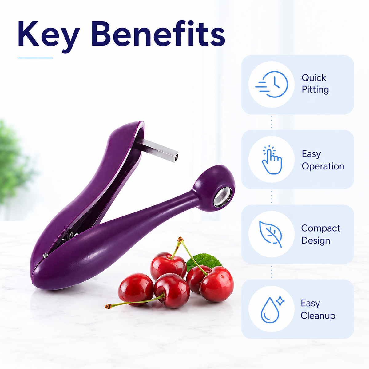 เครื่องมือแยกเมล็ดเชอร์รี่แบบม - Kitchen Tools For Baking บทวิจารณ์และราคา