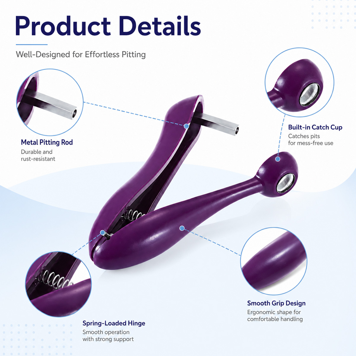 เครื่องมือแยกเมล็ดเชอร์รี่แบบม - Kitchen Tools For Baking บทวิจารณ์และราคา