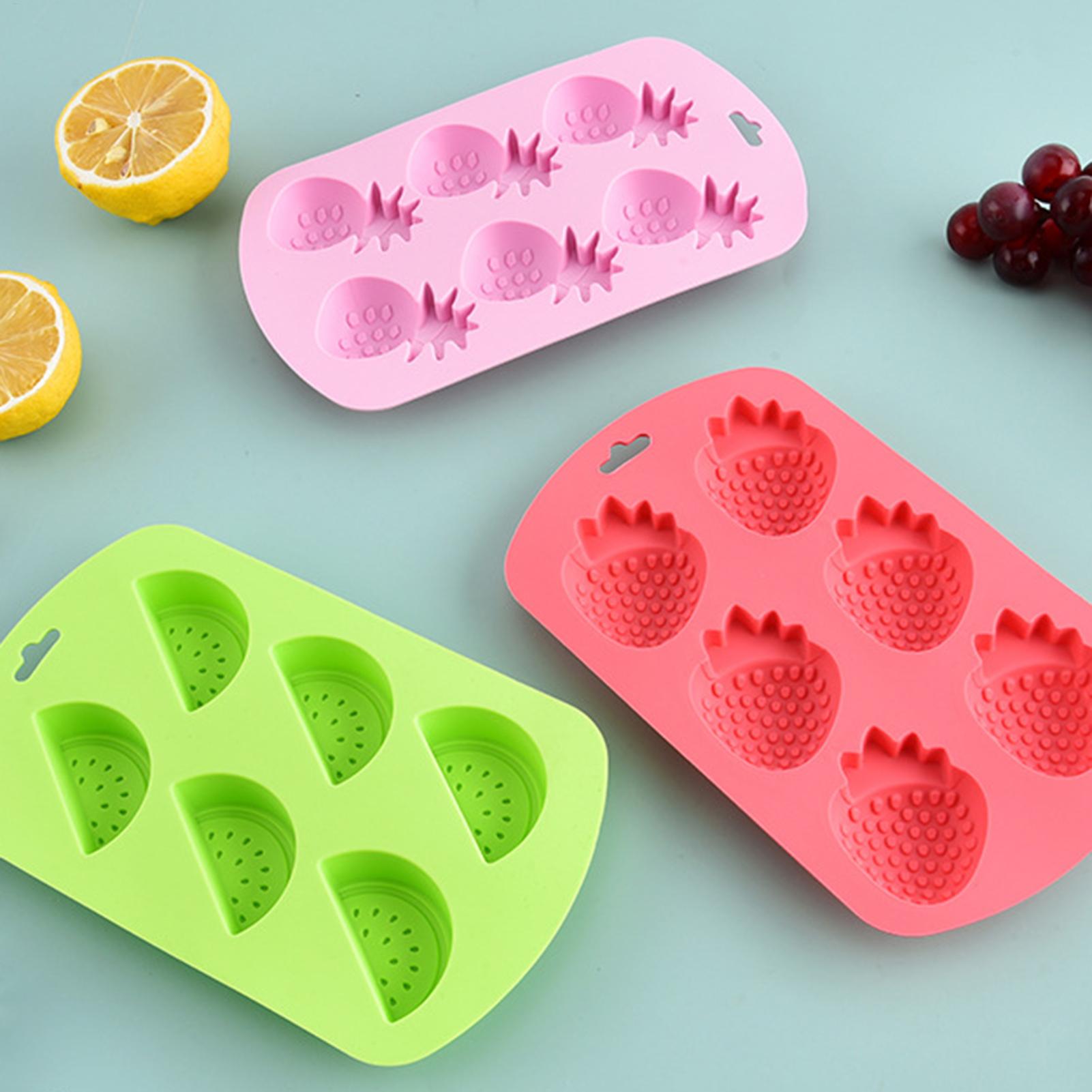 แม่พิมพ์ซิลิโคนรูปผลไม้ 6 ช่อง - Kitchen Baking Supplies บทวิจารณ์และราคา