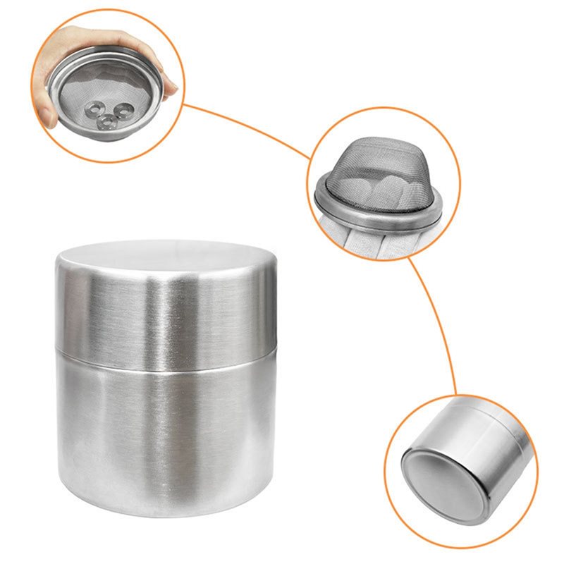 AB66-กระปุกสแตนเลสสำหรับใส่ผงม - Kitchen Baking Canisters บทวิจารณ์และราคา