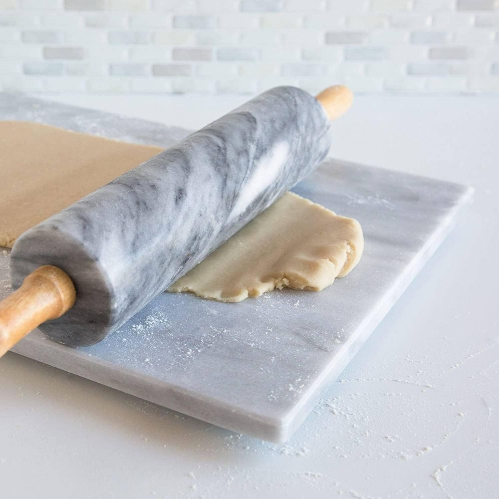 ไม้คลึงแป้งหินอ่อนสีขาวขนาด 10 - Rolling Pin Marble บทวิจารณ์และราคา