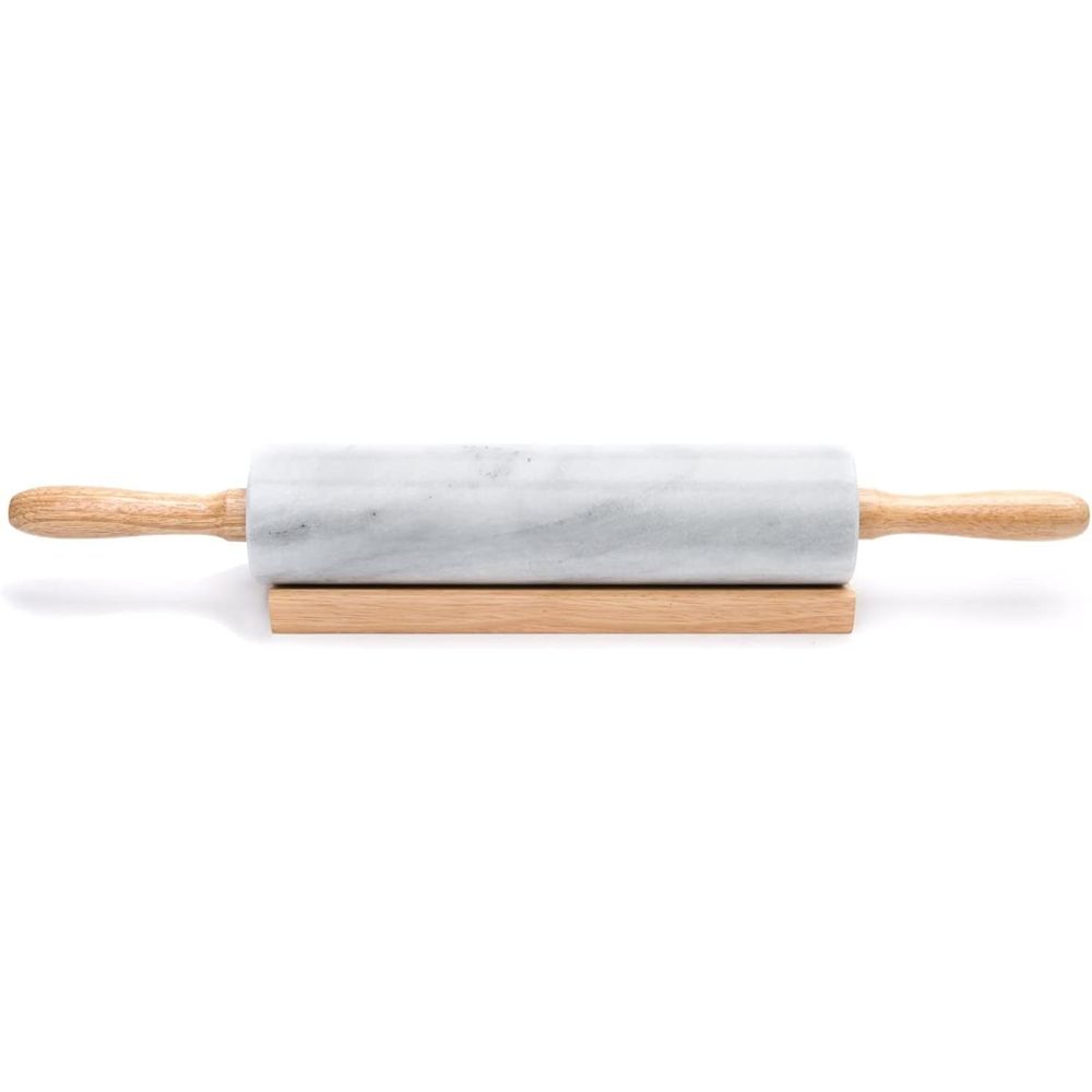 ไม้คลึงแป้งหินอ่อนสีขาวขนาด 10 - Rolling Pin Marble บทวิจารณ์และราคา
