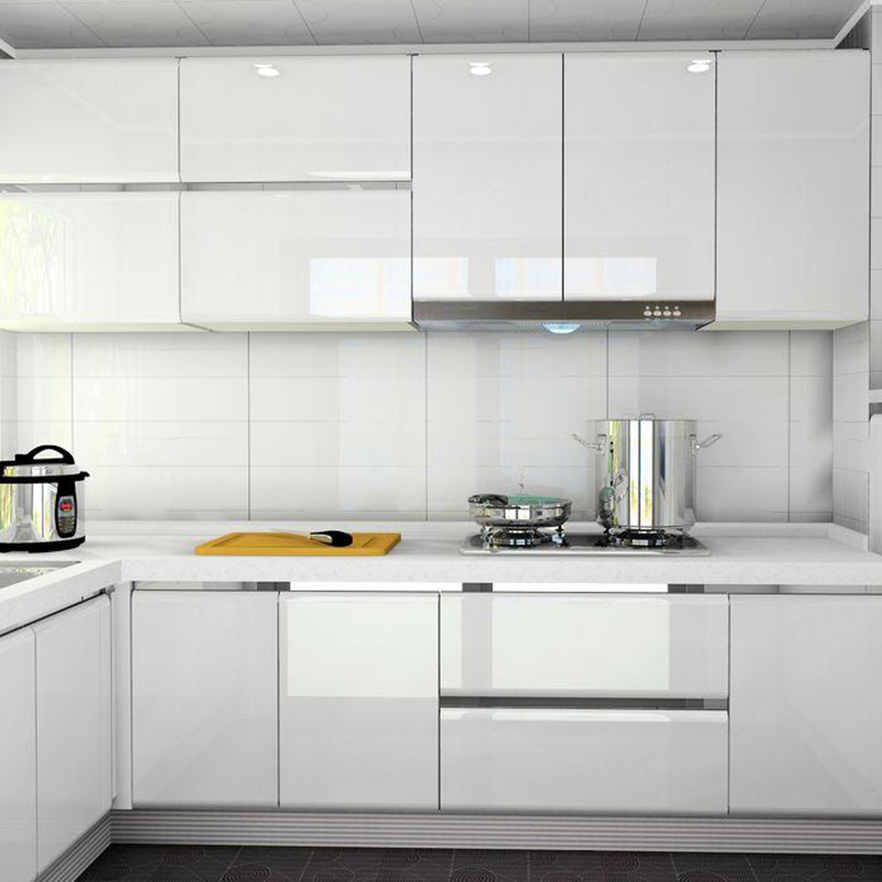 สติ๊กเกอร์ติดผนังสีขาวเงาสำหรั - Kitchen Queen บทวิจารณ์และราคา