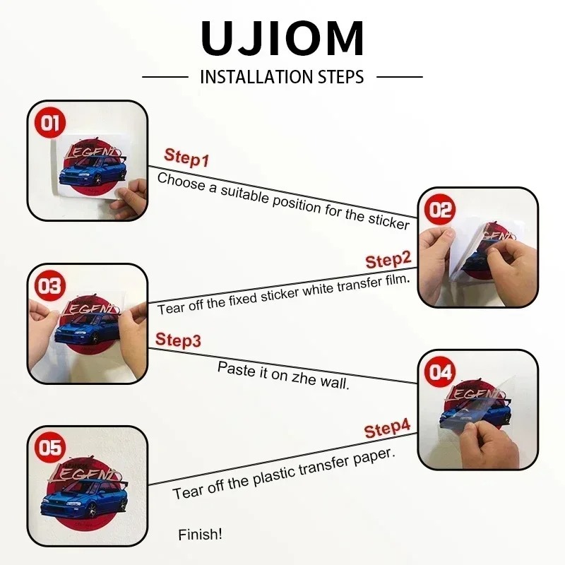 UJIOM สติ๊กเกอร์ติดผนังลายเฟิร - Kitchen Queen บทวิจารณ์และราคา
