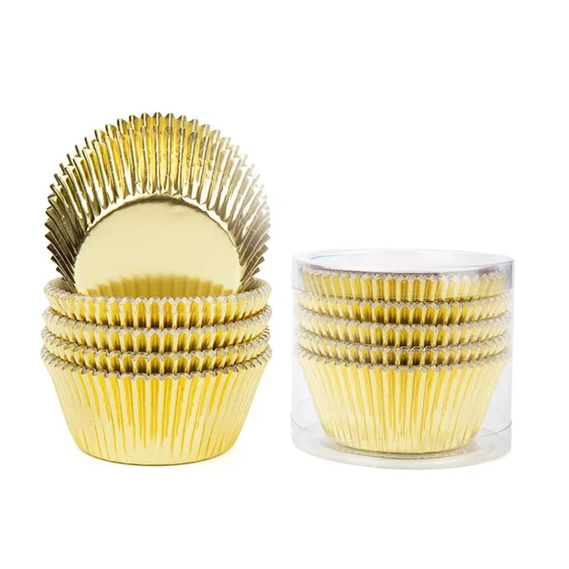 ชุดกระดาษรองคัพเค้กสีทอง 100 ช - Kitchen Baking Supplies บทวิจารณ์และราคา