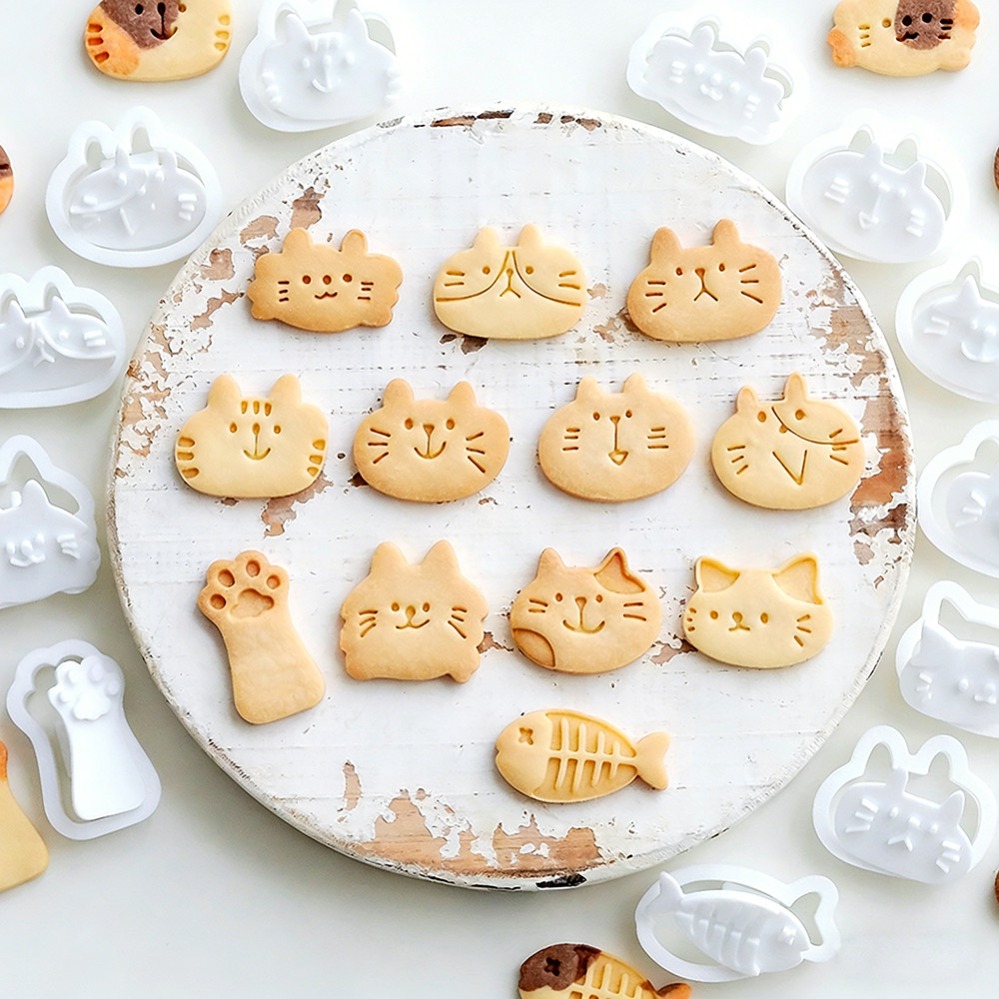 แม่พิมพ์คุกกี้รูปแมวน่ารัก DIY - Kitchen Baking Supplies บทวิจารณ์และราคา