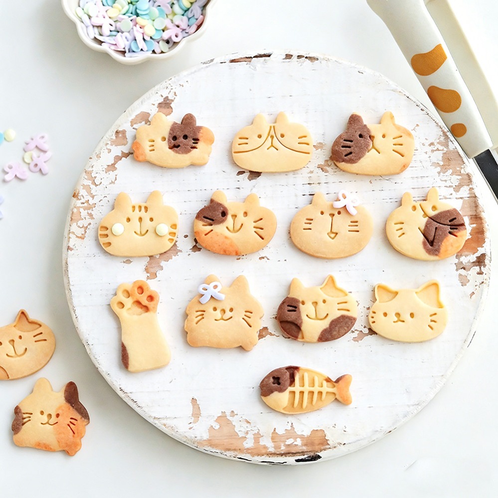 แม่พิมพ์คุกกี้รูปแมวน่ารัก DIY - Kitchen Baking Supplies บทวิจารณ์และราคา