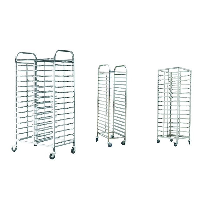 รถเข็นถาดสแตนเลสสำหรับอบขนมปัง - Kitchen Baking Trolley บทวิจารณ์และราคา