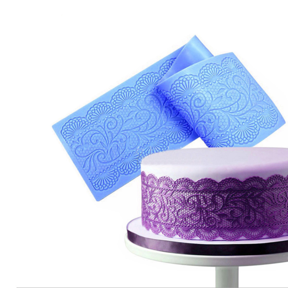 แม่พิมพ์ซิลิโคนลายลูกไม้สำหรับ - Silicone Cake Mold บทวิจารณ์และราคา