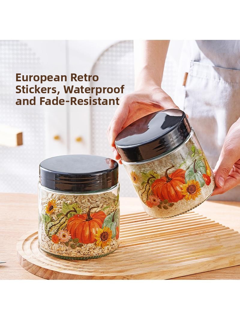 โหลแก้วหนาฝาปิดสนิทสำหรับเก็บช - Kitchen Baking Canisters บทวิจารณ์และราคา