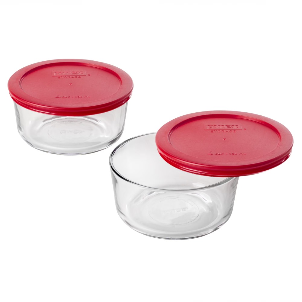 ชุดกล่องเก็บอาหารแก้ว 2 ชิ้น พ - Kitchen Baking Canisters บทวิจารณ์และราคา
