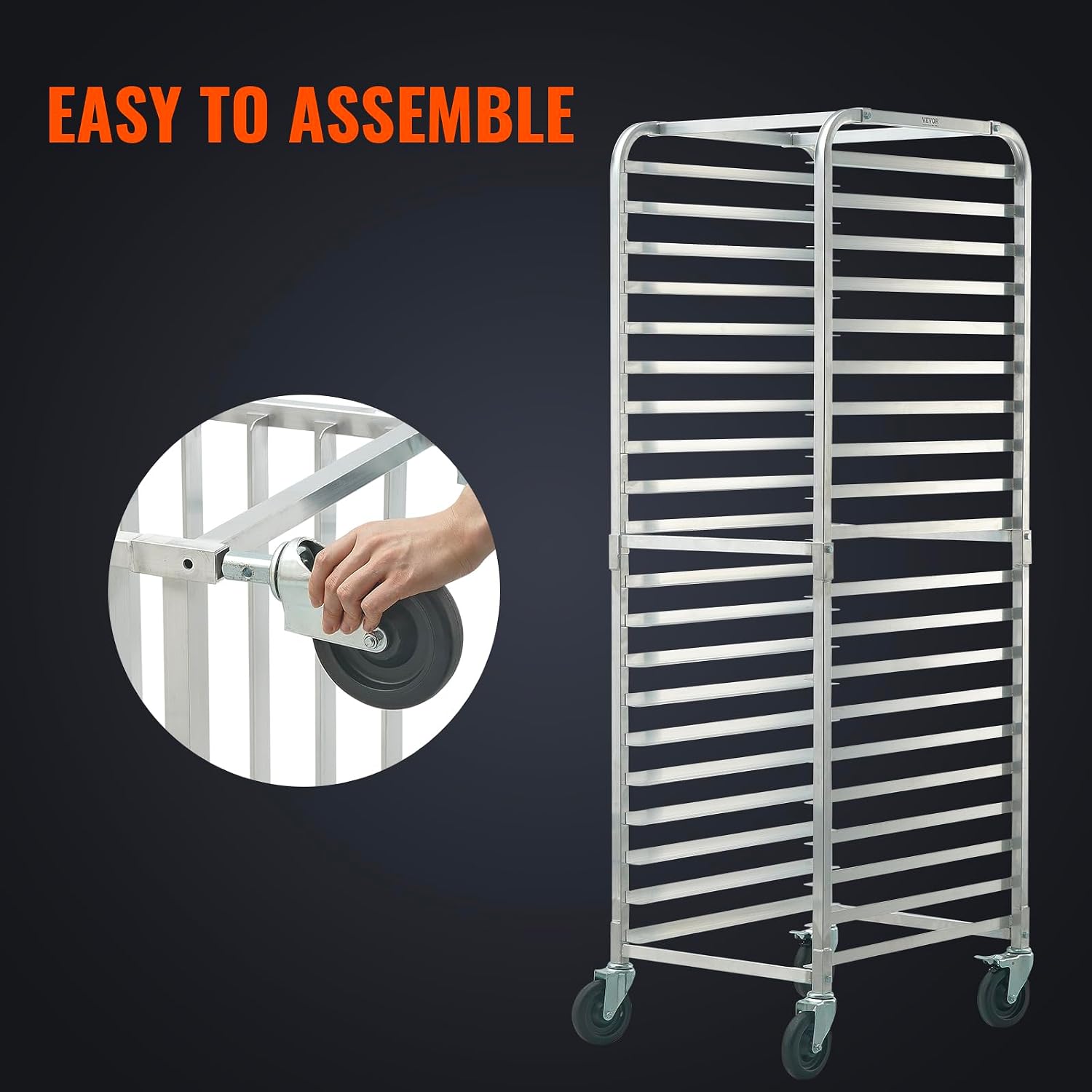 รถเข็นถาดอบขนมแบบ 20 ชั้น ทำจา - Kitchen Baking Trolley บทวิจารณ์และราคา
